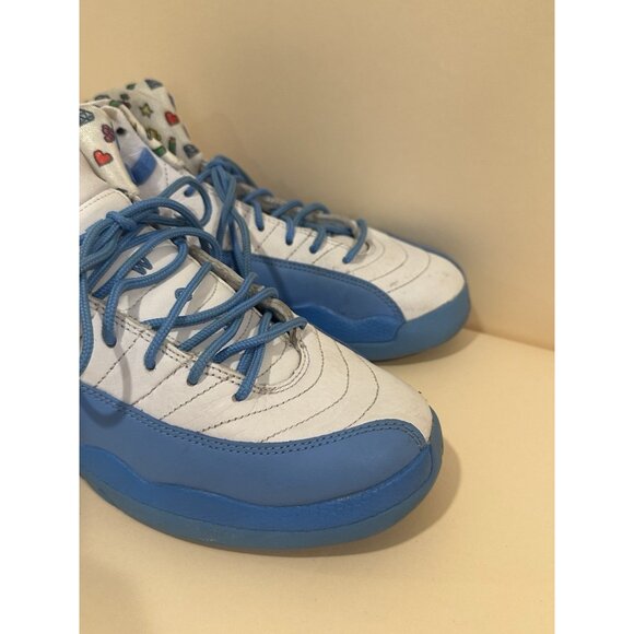 Air Jordan 12 Retro Gs Emoji Size 7y - Picture 5 of 14